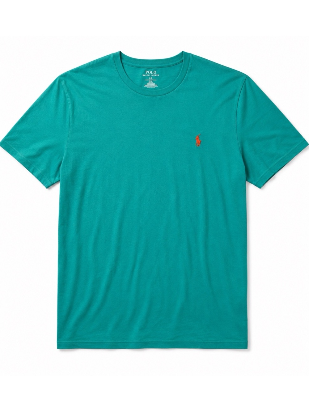 Polo Ralph Lauren Teal Short Sleeve Cotton T-Shirt Mens Size L